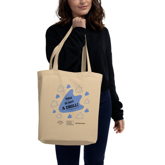This is Not a Drill Tote Bag - Blue Print