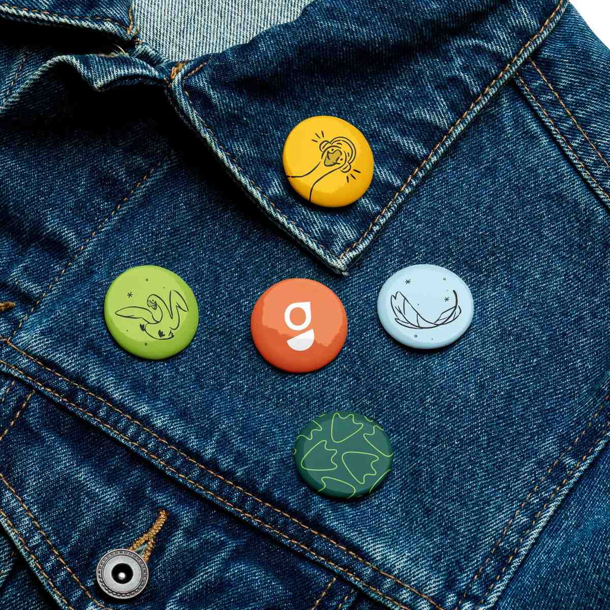 Goosey Good Times Pin Button Set