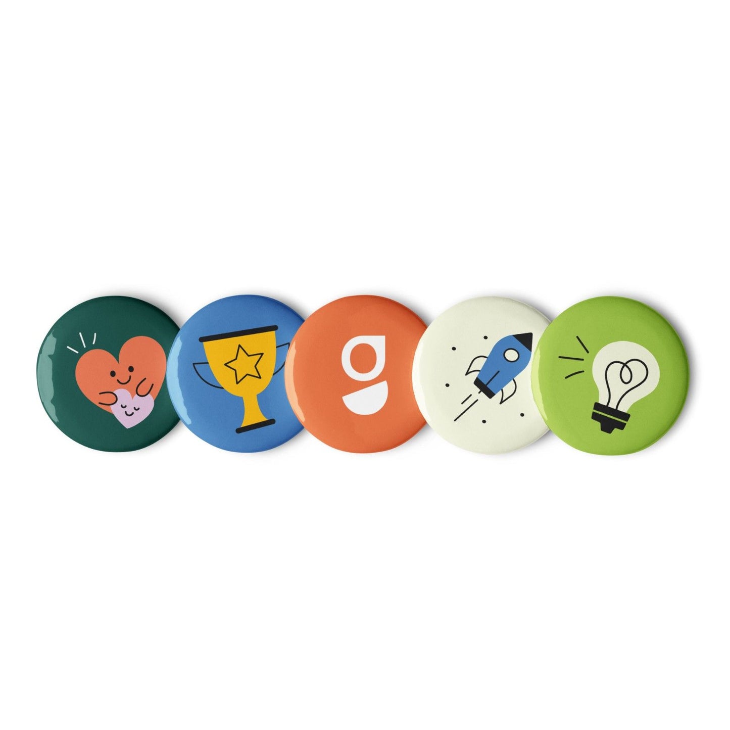 Quest & Conquer Pin Button Set