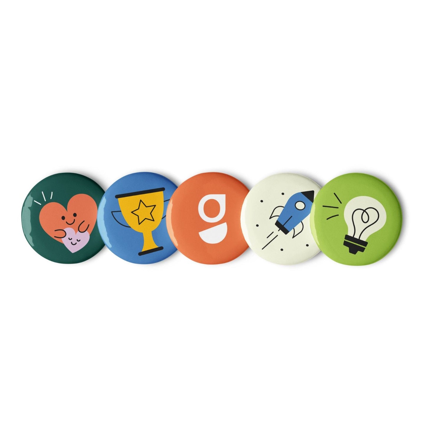 Quest & Conquer Pin Button Set