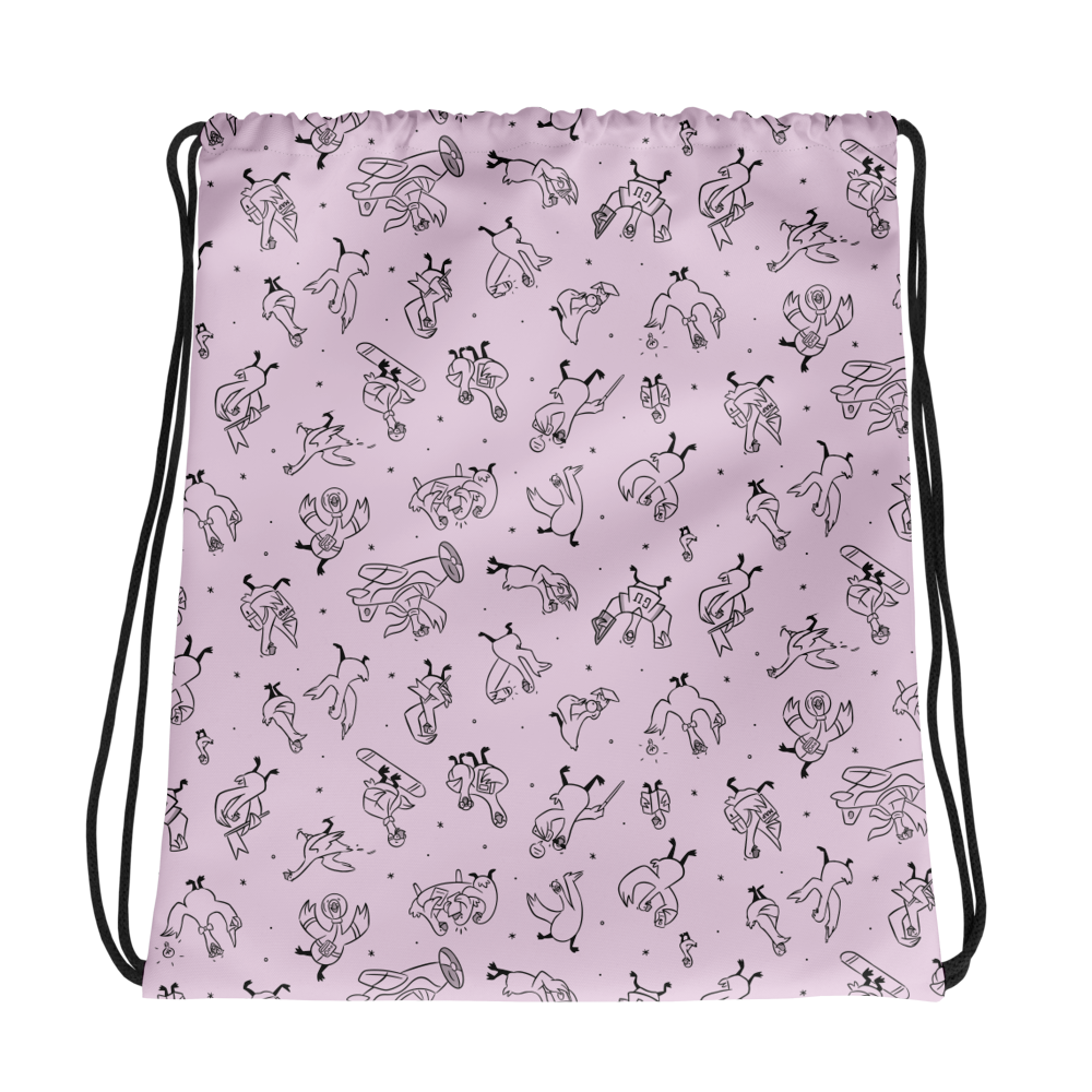 Goose on the Loose Drawstring Bag