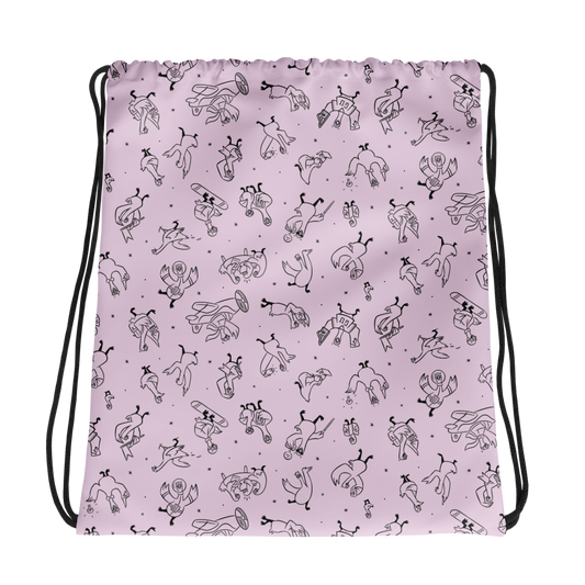 Goose on the Loose Drawstring Bag