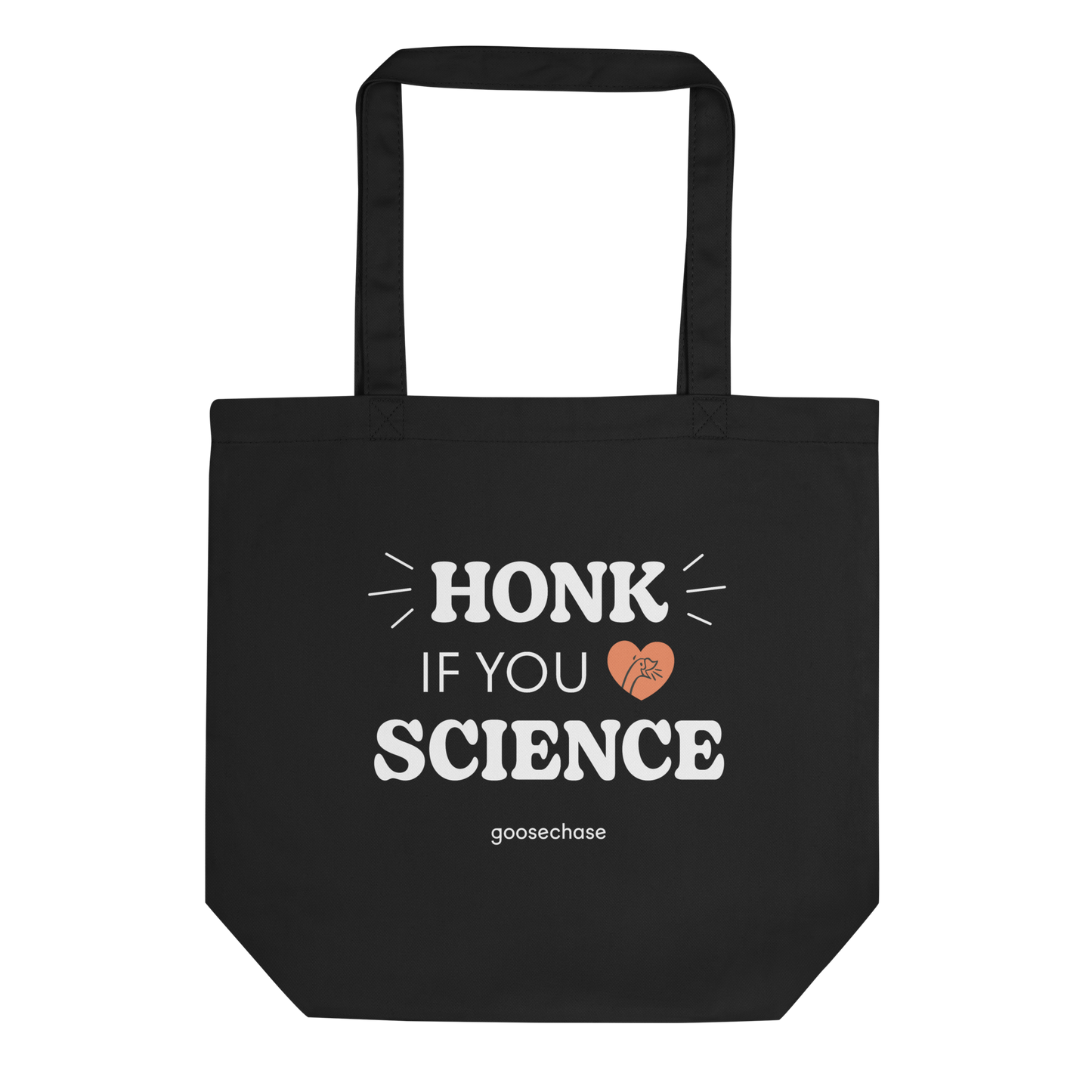 Honk If You Love Science Tote Bag - Black