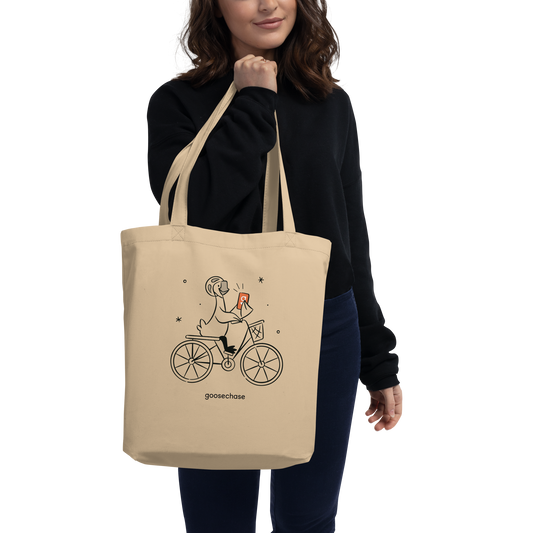 Wheels and Feathers Go Together Tote Bag