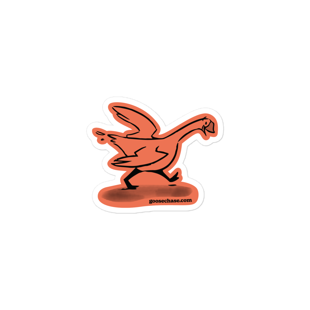 Goose on the Go Sticker