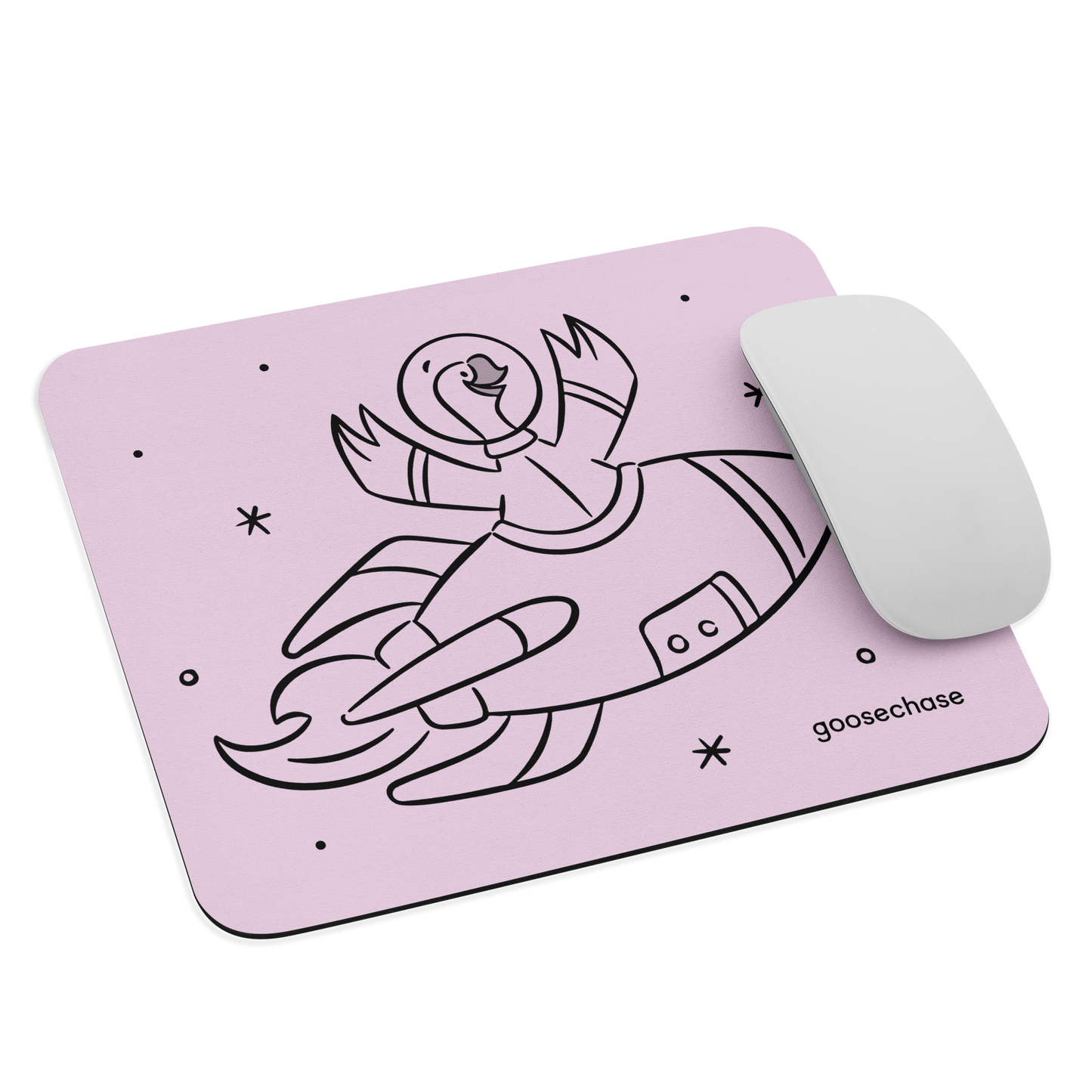 Intergalactic Goose Mouse Pad