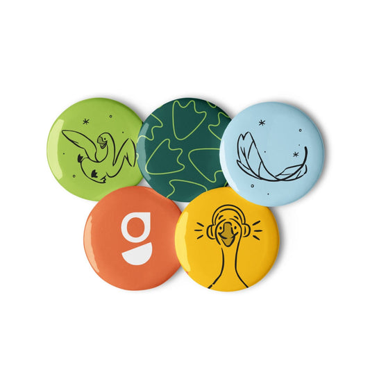 Goosey Good Times Pin Button Set