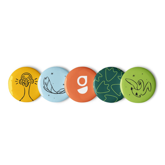 Goosey Good Times Pin Button Set