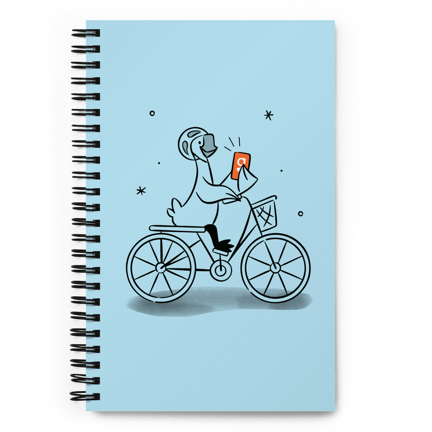 Wheels and Feathers Go Together Notebook