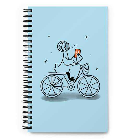 Wheels and Feathers Go Together Notebook