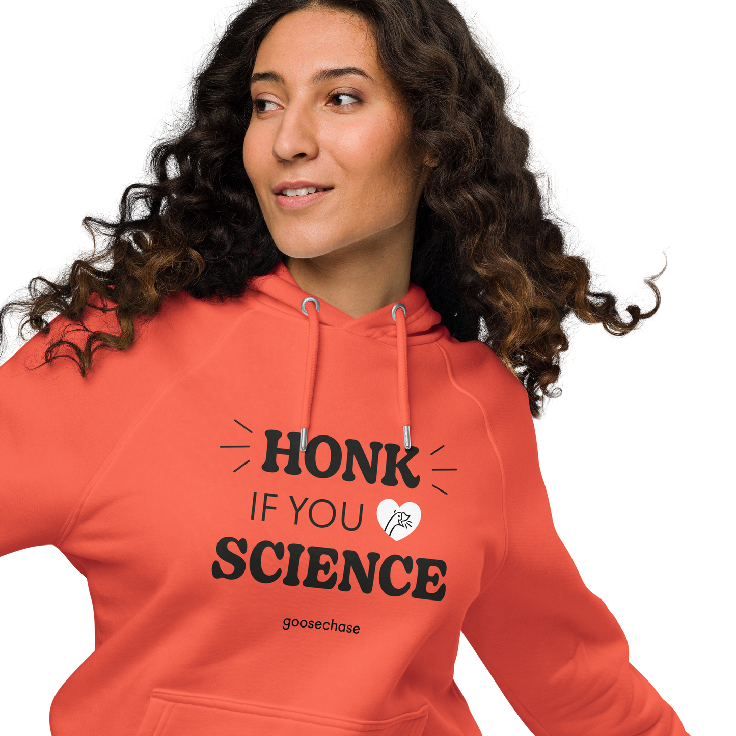 Honk If You Love Science Hoodie - Orange