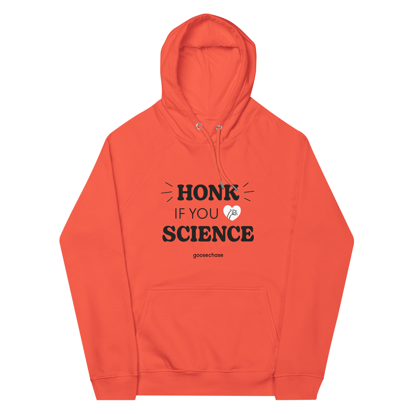 Honk If You Love Science Hoodie - Orange