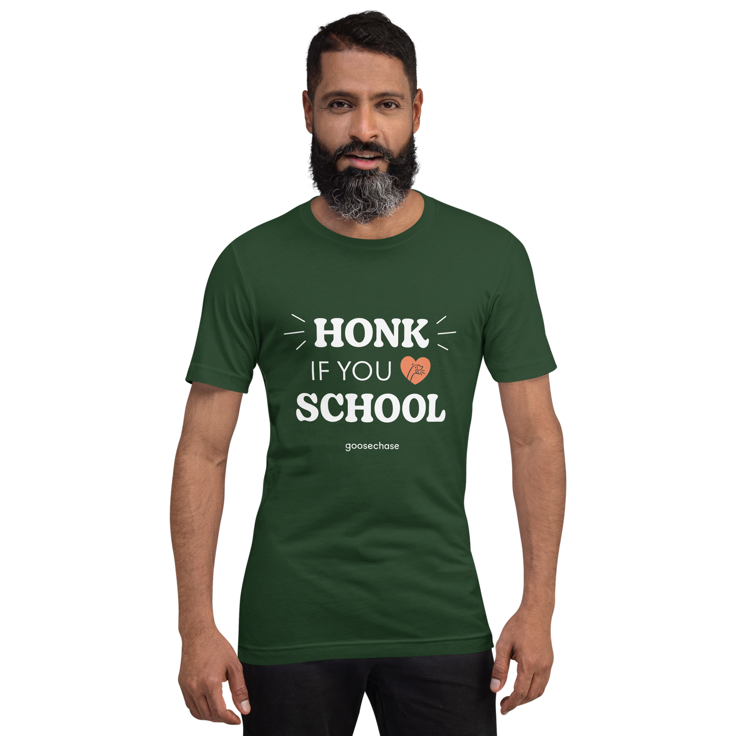 Honk If You Love School Unisex T-shirt - Green or Blue