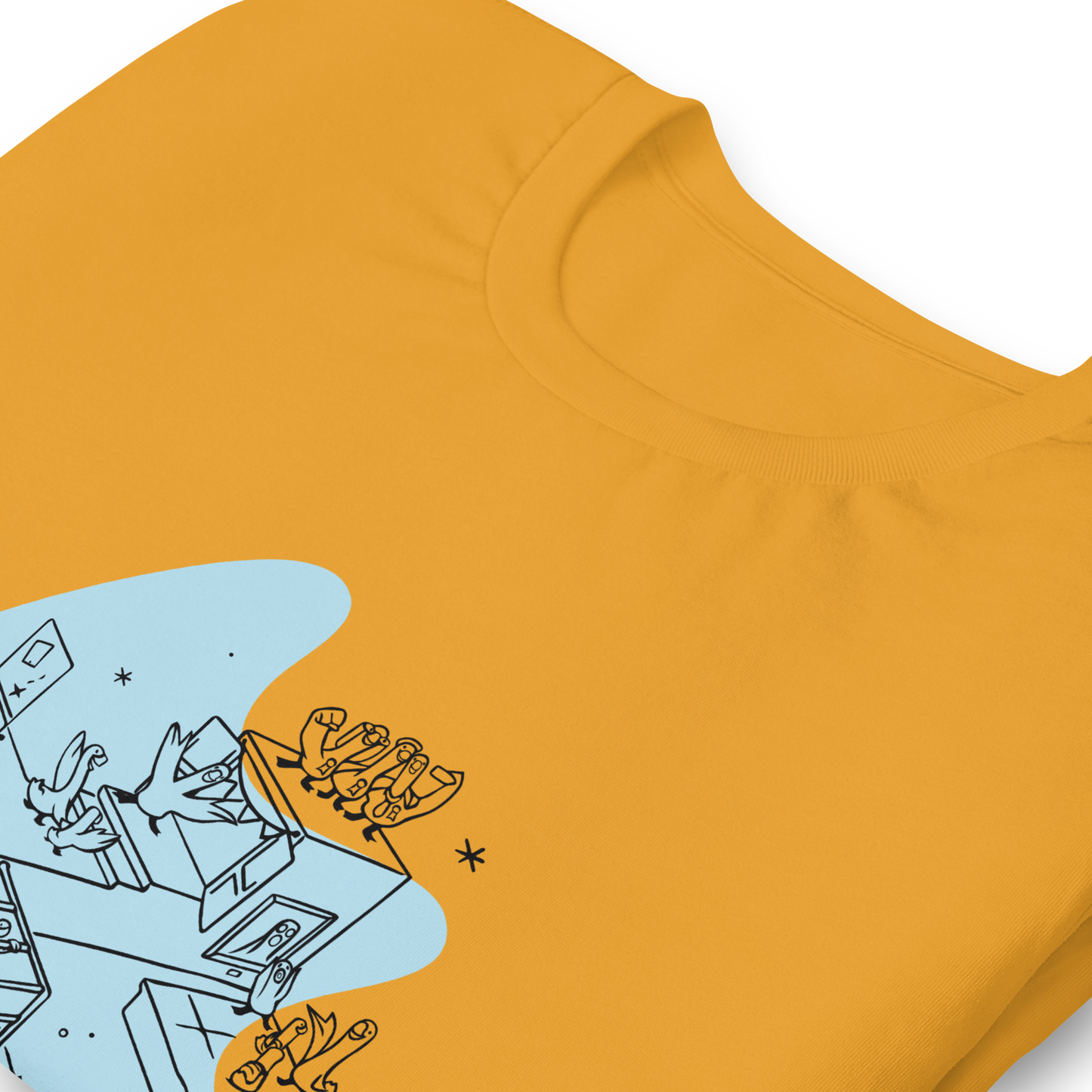 School Days Unisex T-shirt - Orange, Mustard, Cream or White