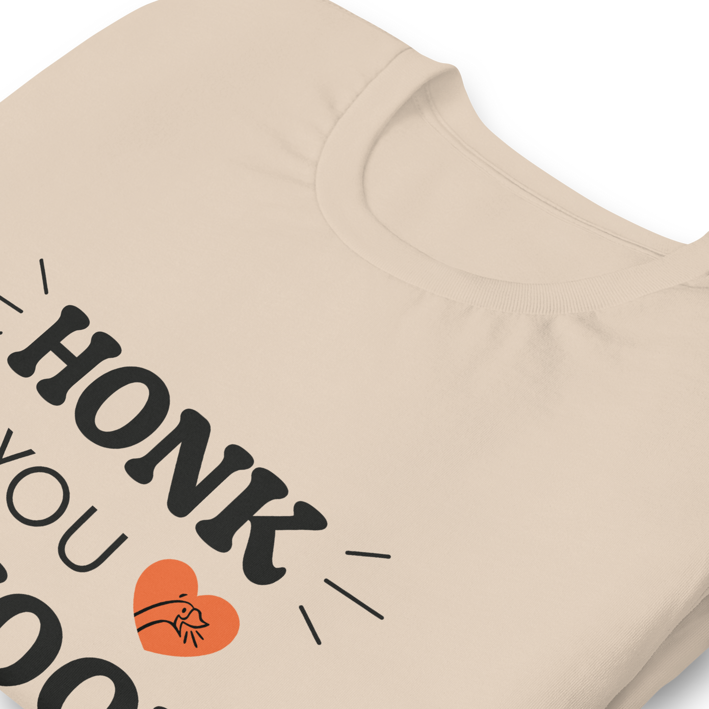 Honk If You Love School Unisex T-shirt - White or Cream