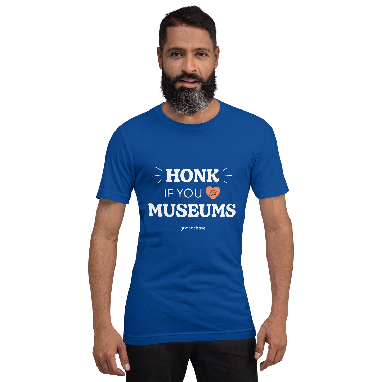 Honk if You Love Museums Unisex T-shirt - Green or Blue