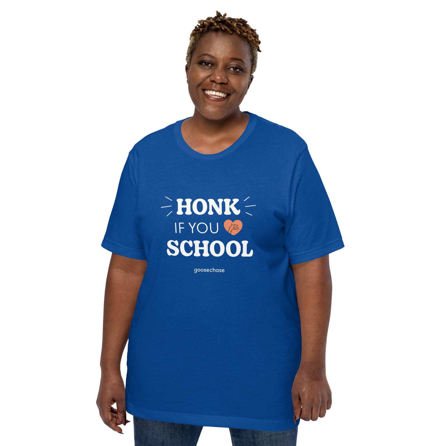 Honk If You Love School Unisex T-shirt - Green or Blue