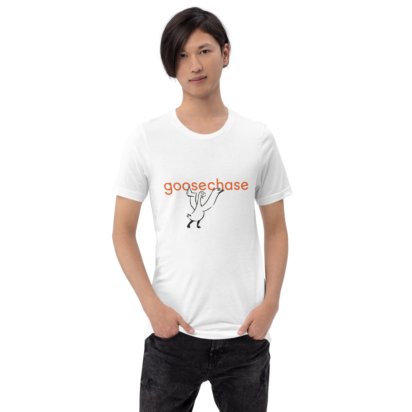 Goosechase Classic Unisex T-shirt - White or Cream