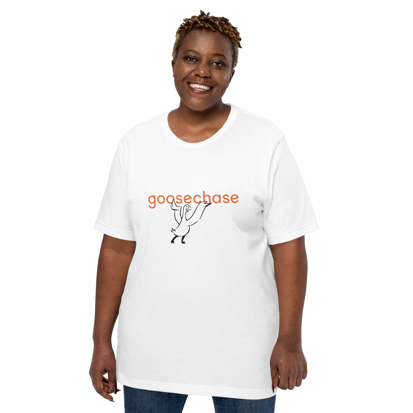 Goosechase Classic Unisex T-shirt - White or Cream