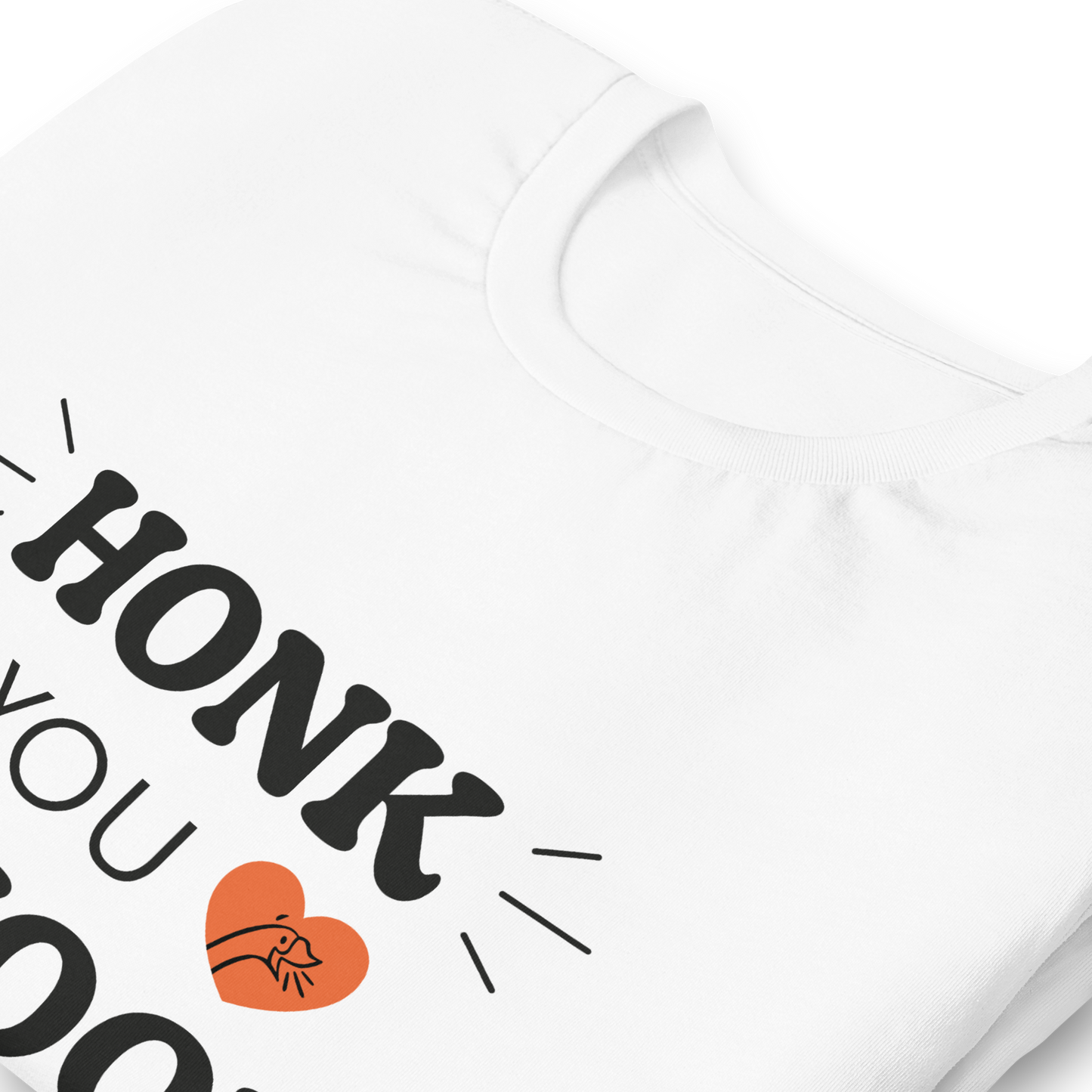 Honk If You Love School Unisex T-shirt - White or Cream