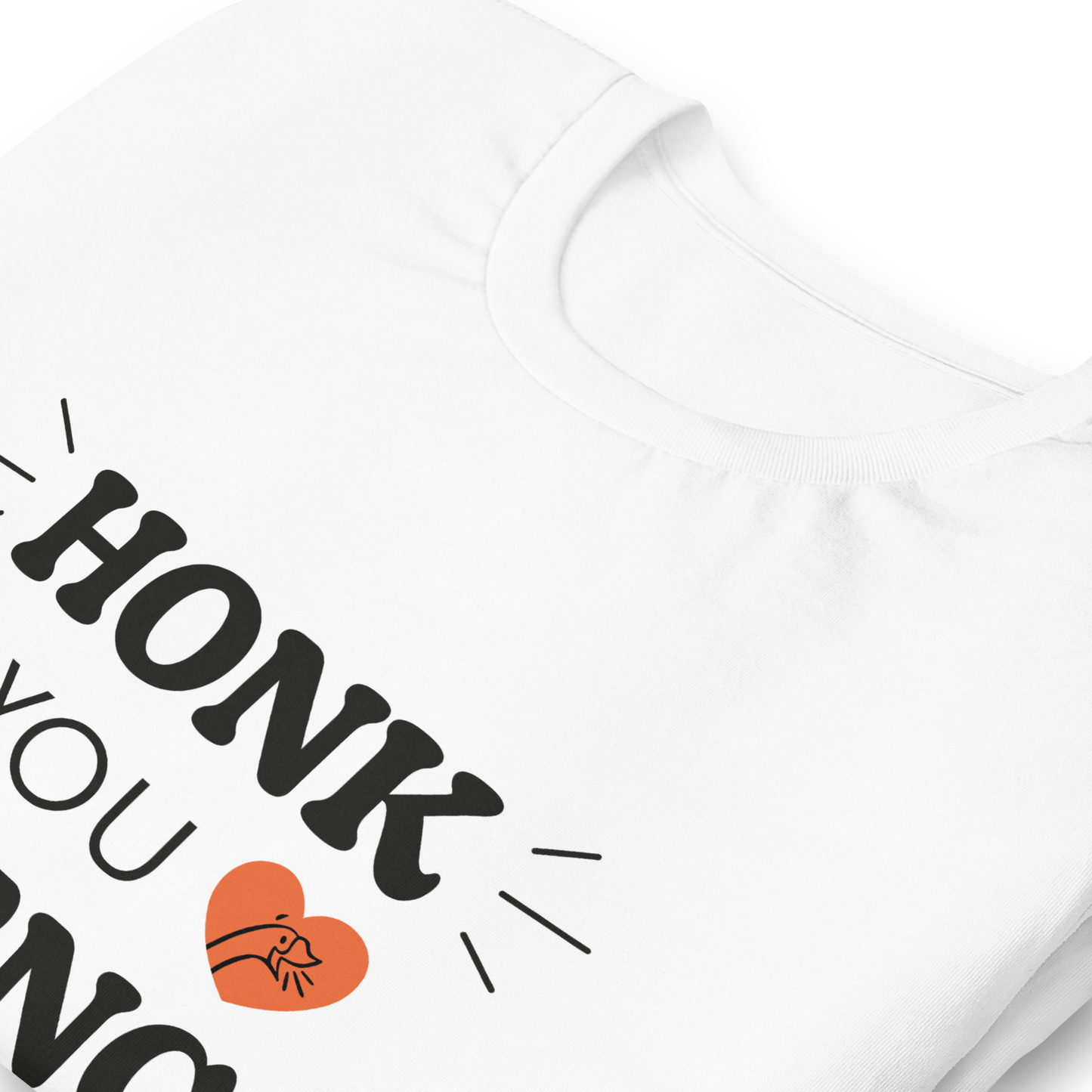 Honk If You Love Science Unisex T-shirt - White or Cream