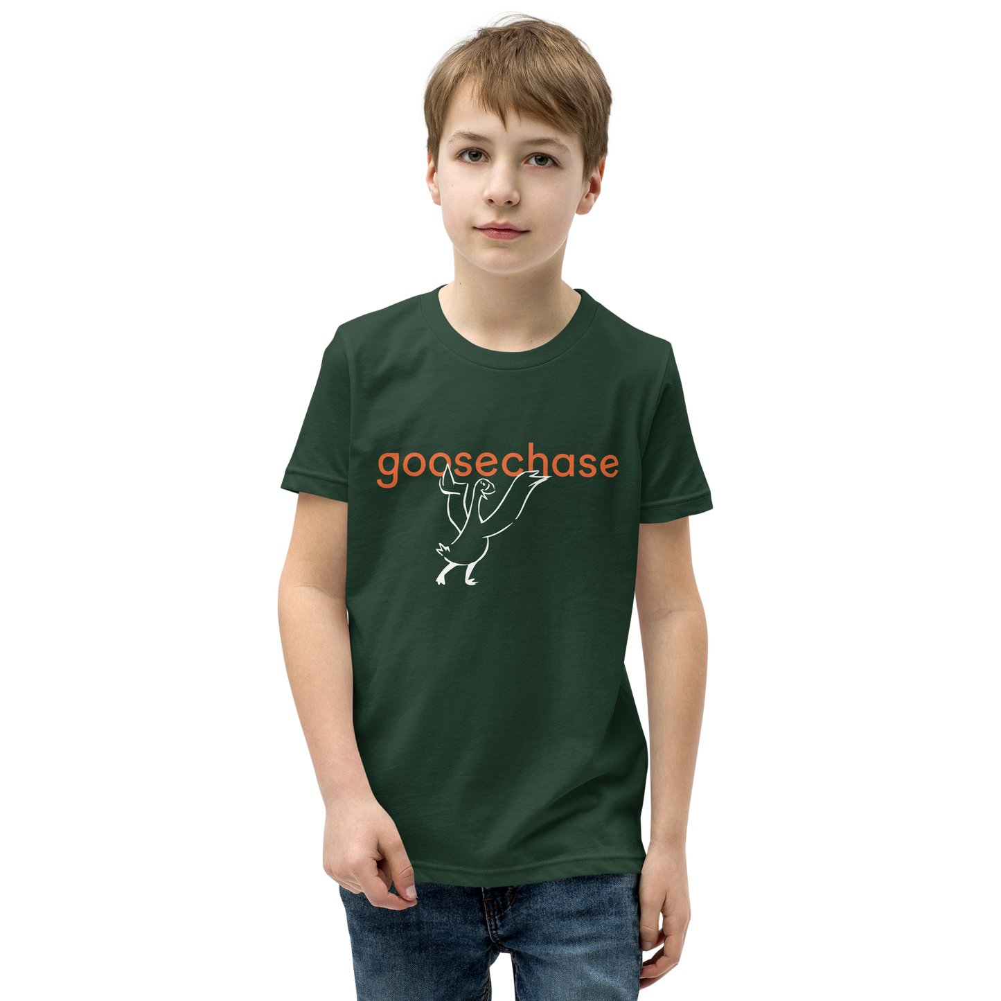 Goosechase Classic Youth T-Shirt - Green or Blue