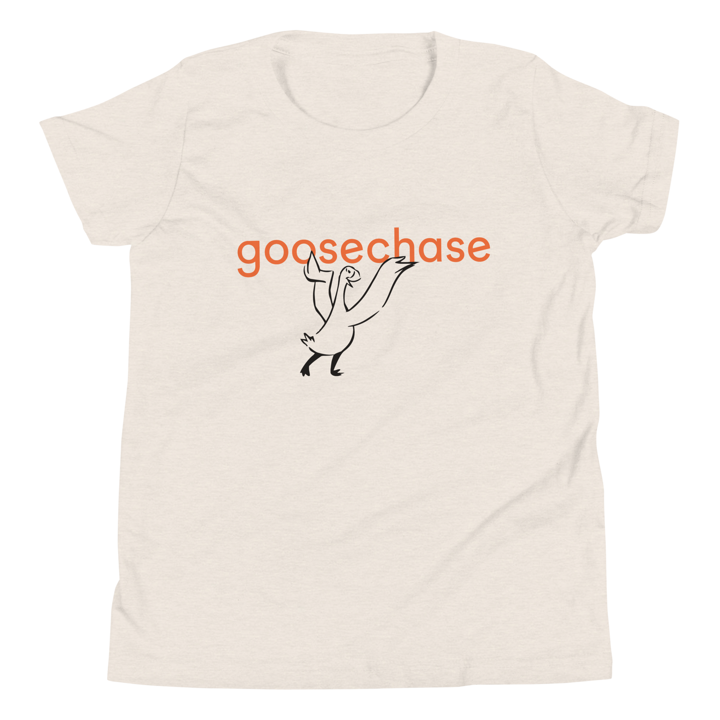 Goosechase Classic Youth T-Shirt - White or Cream