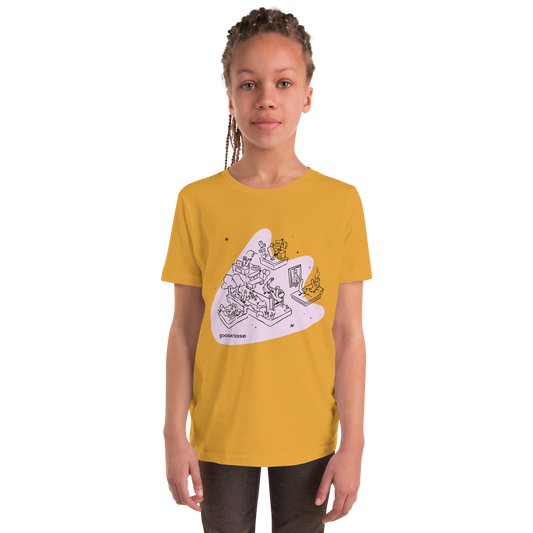 Goose Journeys Youth T-Shirt - Mustard, Cream or White