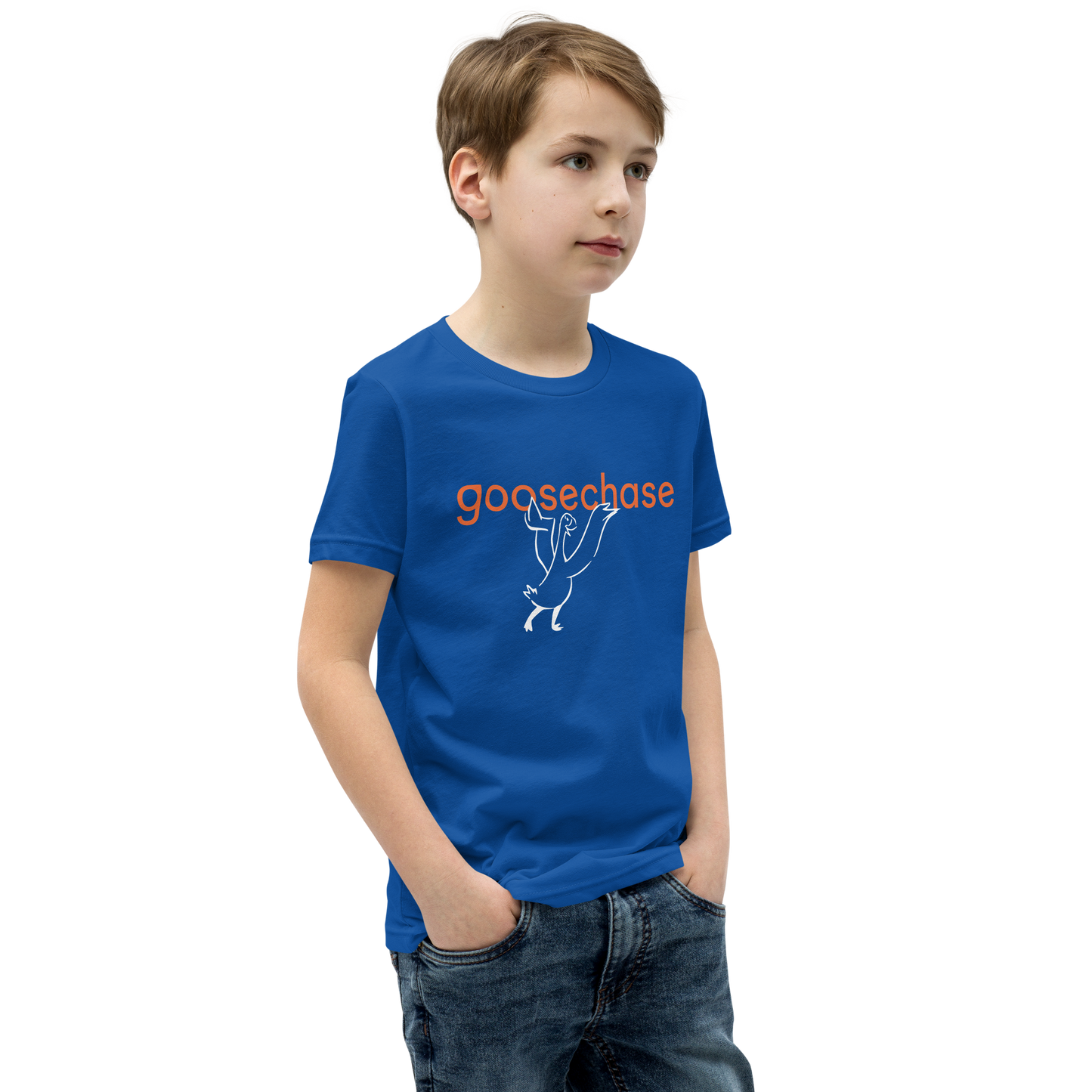 Goosechase Classic Youth T-Shirt - Green or Blue