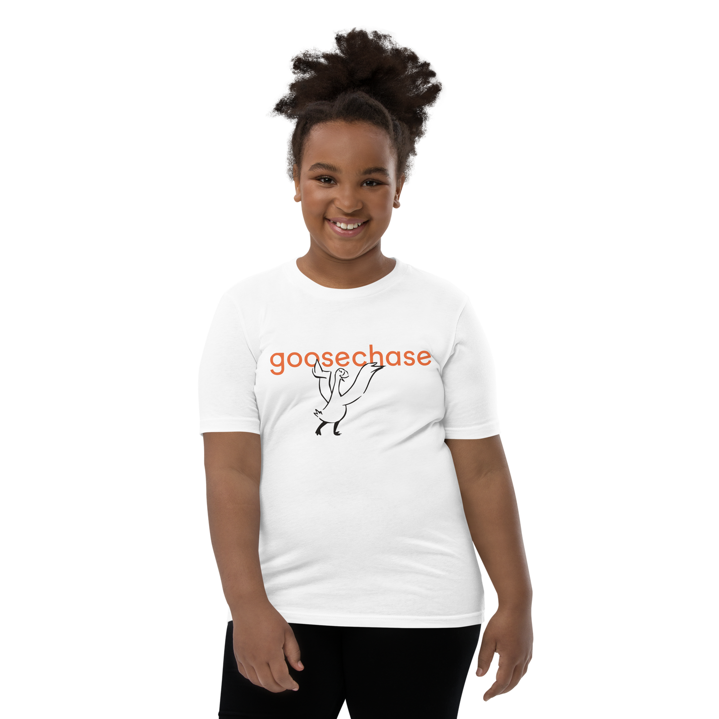 Goosechase Classic Youth T-Shirt - White or Cream